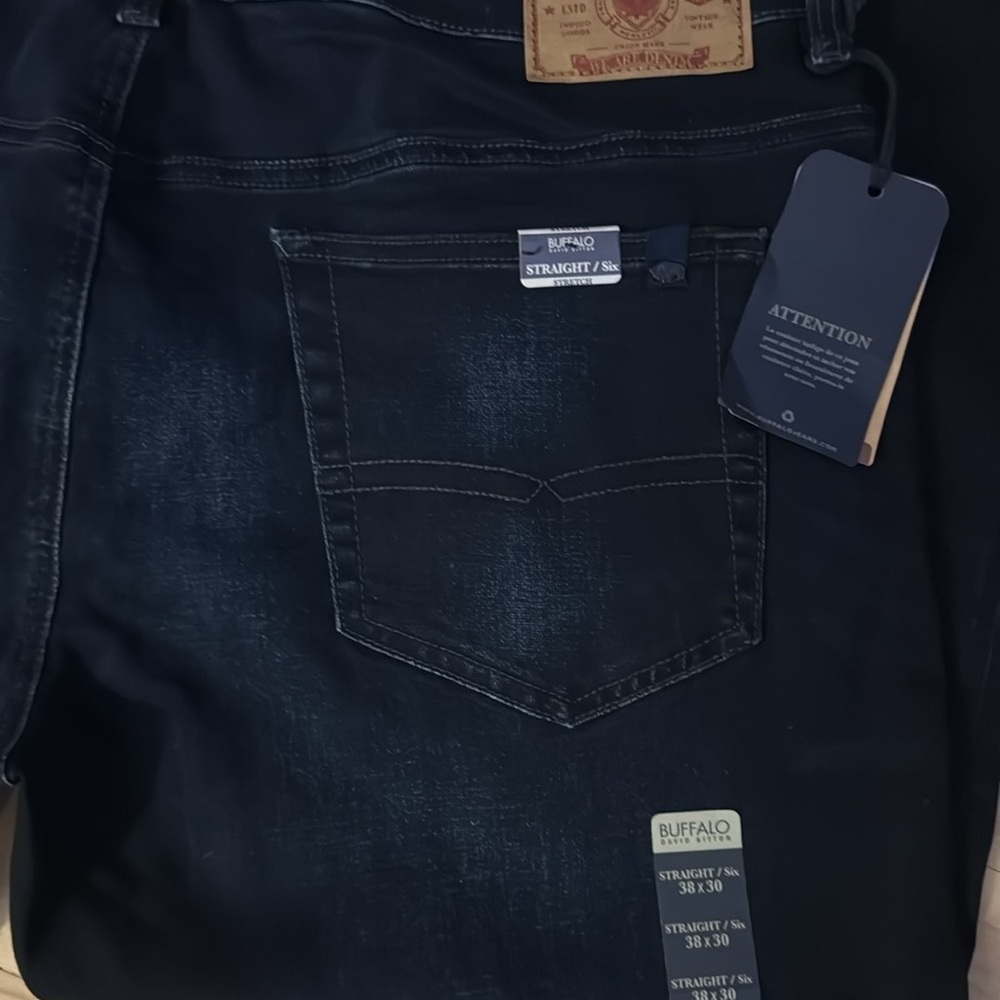 NWT Men’s Buffalo David Bitton Straight / Six Jeans​ - Picture 4 of 4